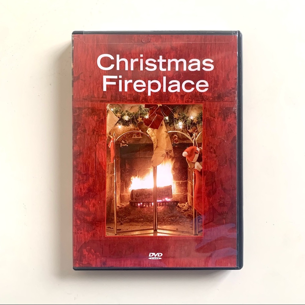 Christmas Fireplace DVD - Cozy, romantic date night ambiance! Optional music